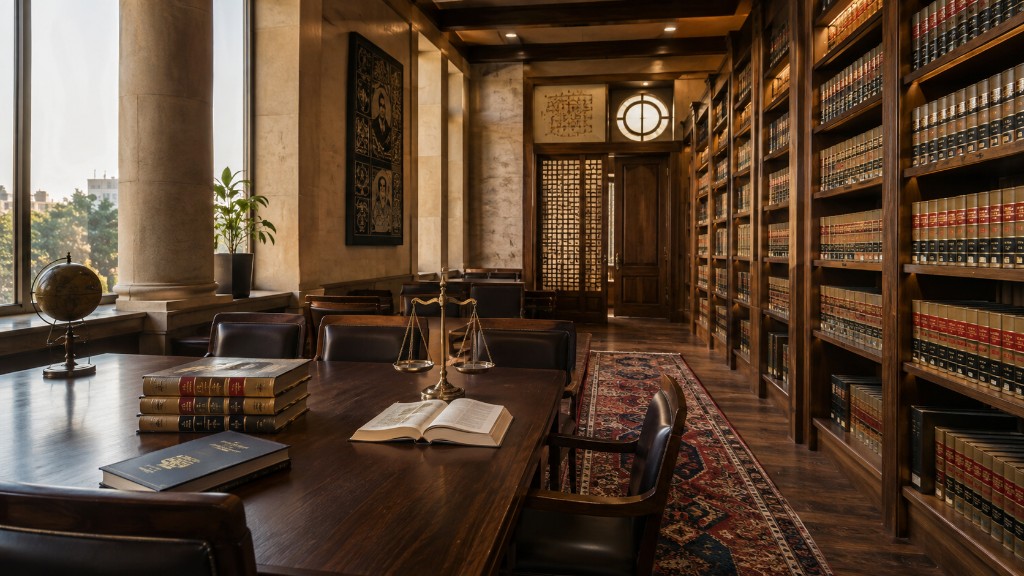 Law library at Elizabeth Tesfaye Law Office, Summit, Addis Ababa