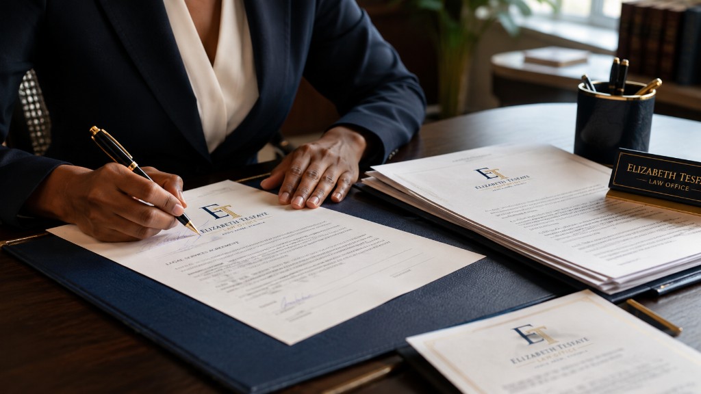 Signing a legal services agreement